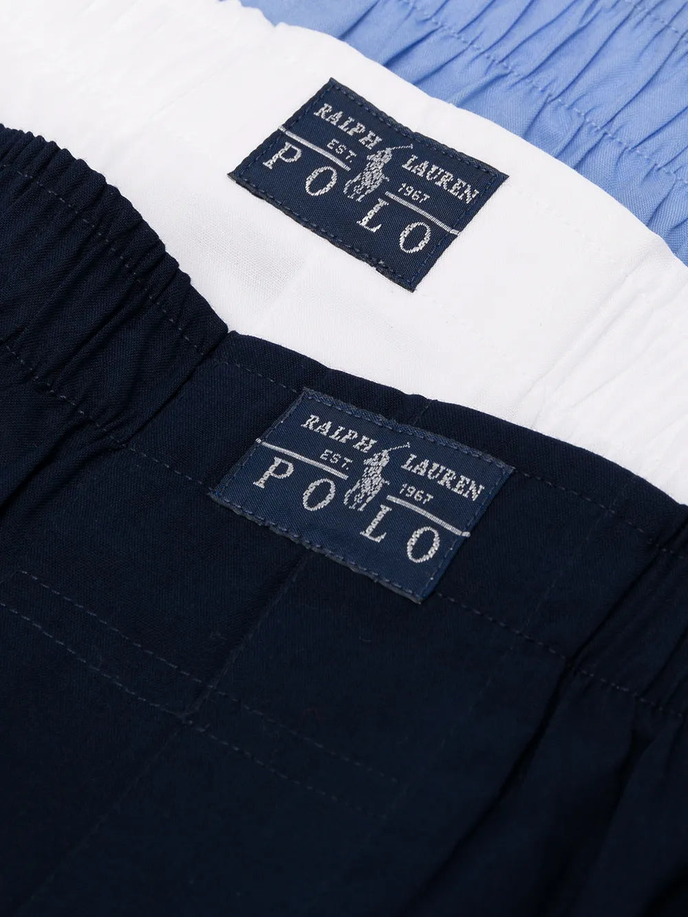 boxers de algodão com remendo de logotipo (pacote com 3)