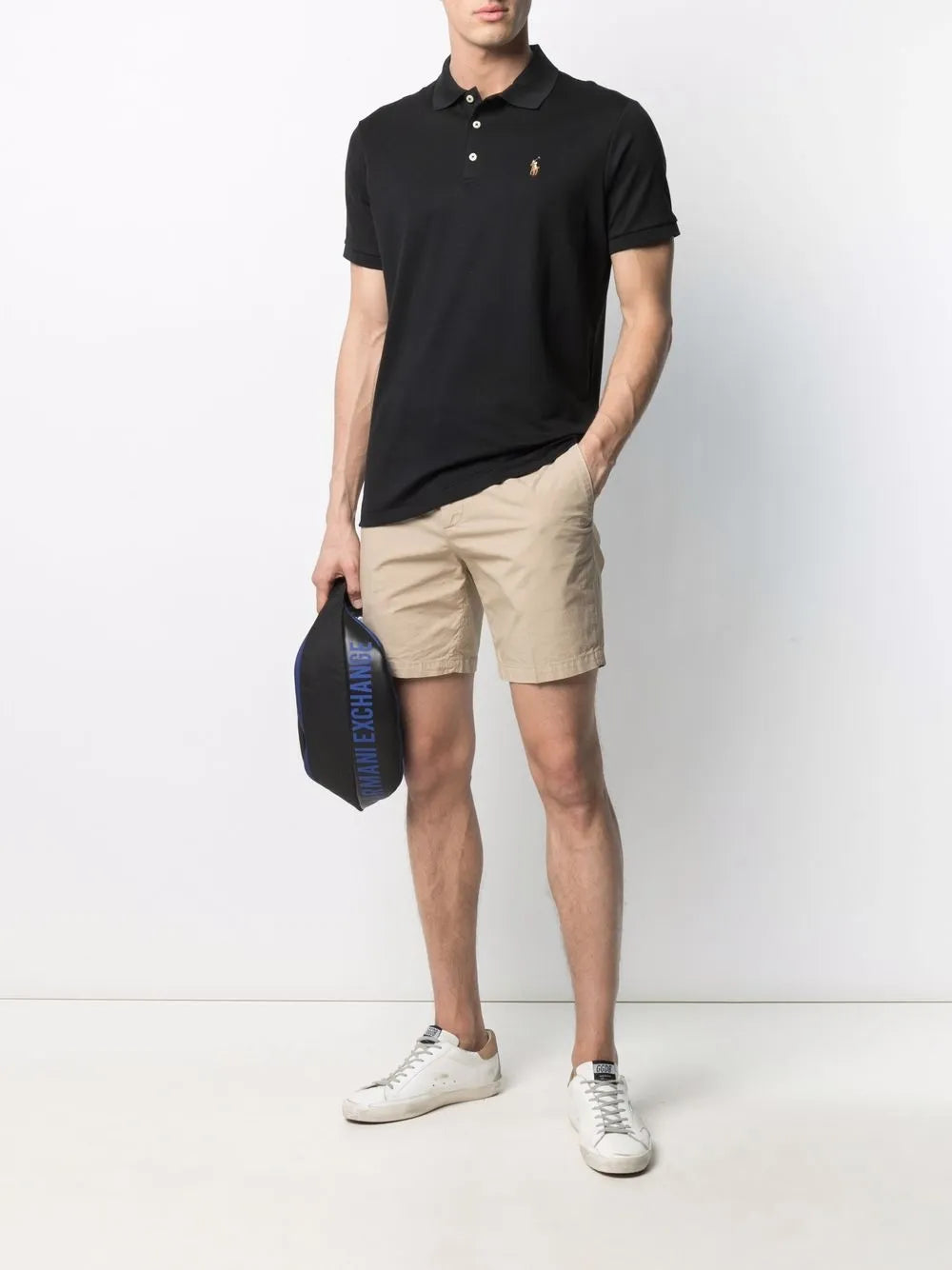 camisa polo de malha
