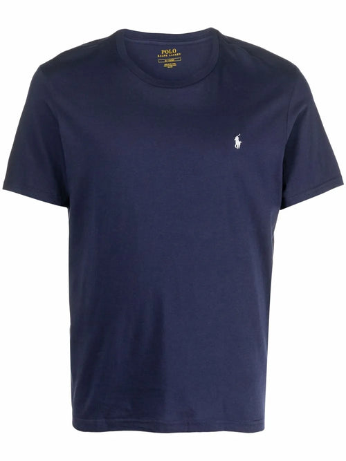 Camiseta de algodão bordada Polo Pony