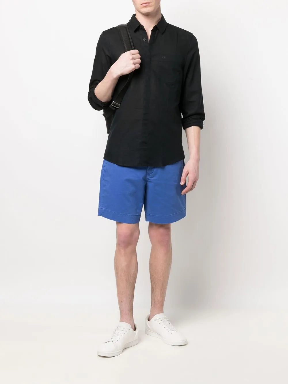 shorts chino de perna reta