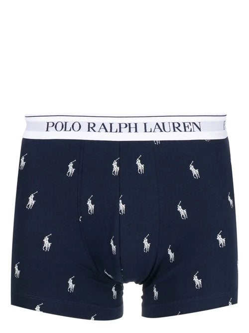 Cuecas estampadas com motivo de pônei