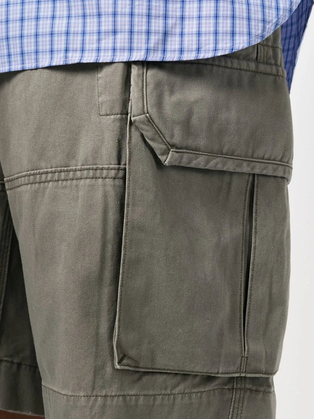 shorts cargo de algodão