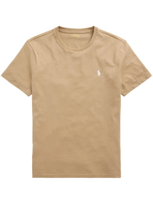 Camiseta de algodão bordada Polo Pony