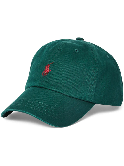 Boné de algodão bordado Polo Pony