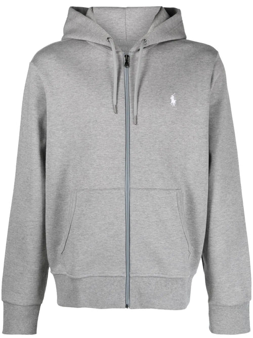 Moletom com capuz e zíper Polo Pony