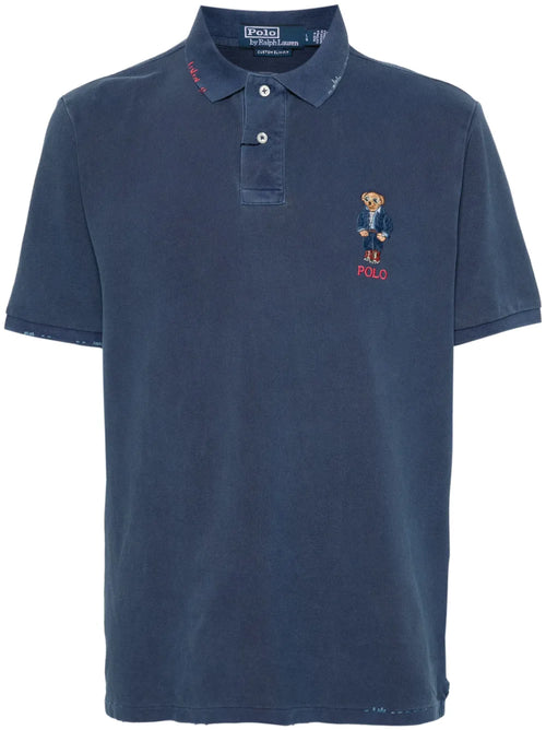 Camisa polo com motivo de urso Polo