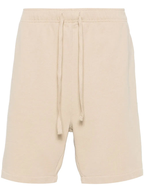 shorts de malha de algodão