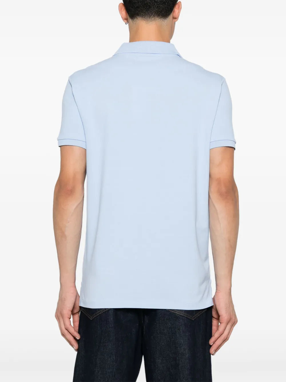 camisa polo elástica