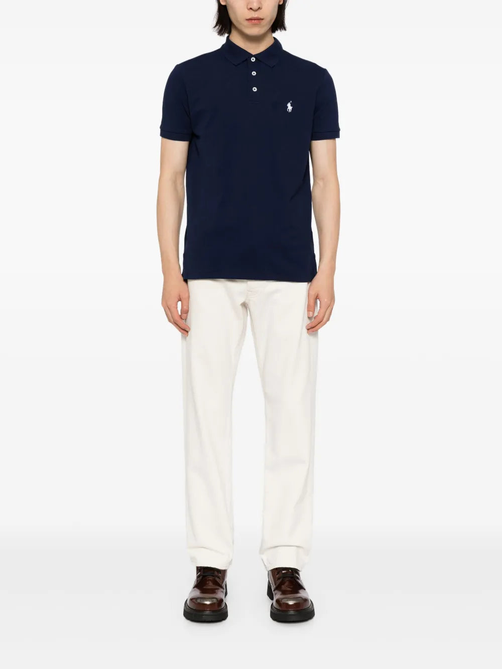 camisa polo de gola clássica
