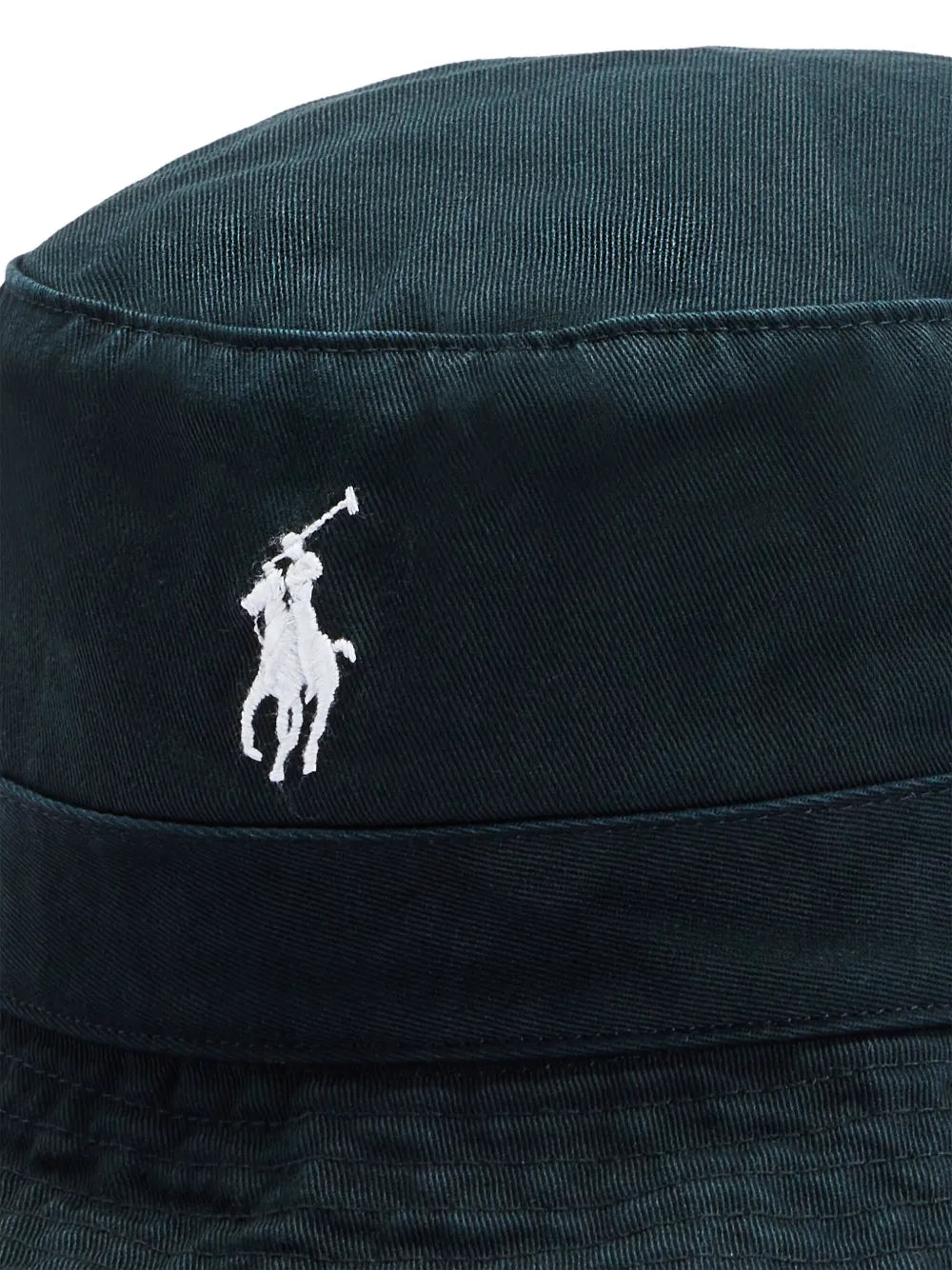 chapéu de balde com bordado de logotipo