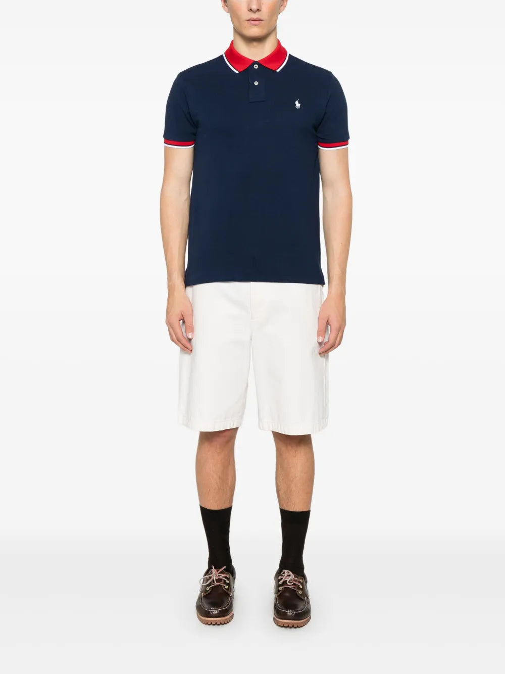 Camisa polo bordada com pônei Polo