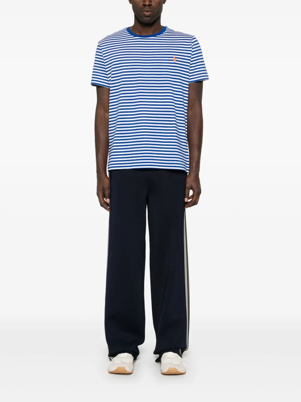 camiseta listrada de algodão