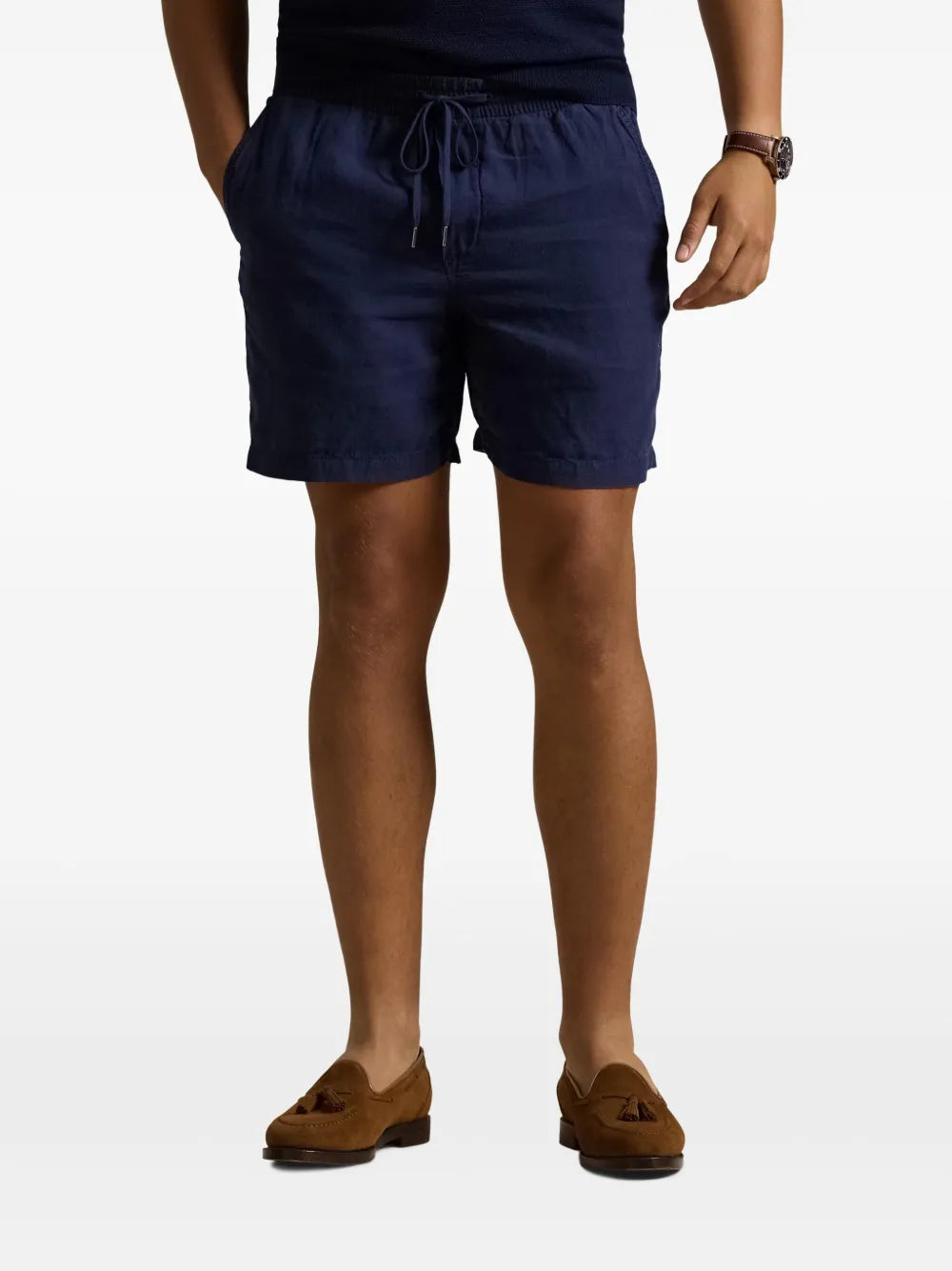 shorts de linho