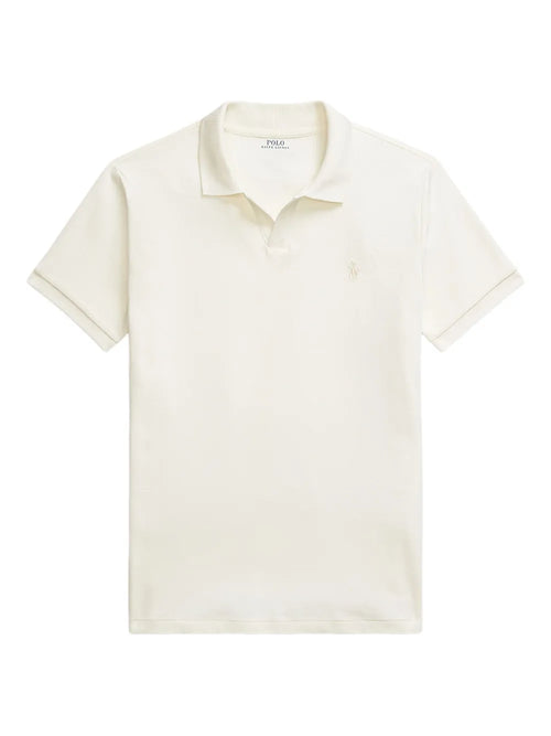 camisa polo de algodão