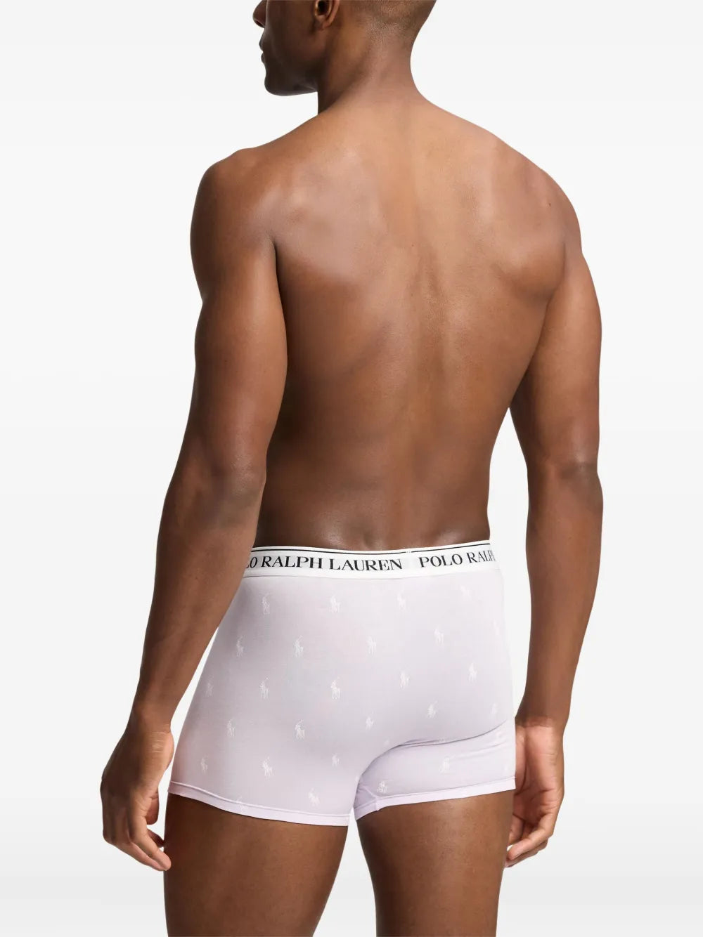 boxers com cós com logotipo (pacote com três)