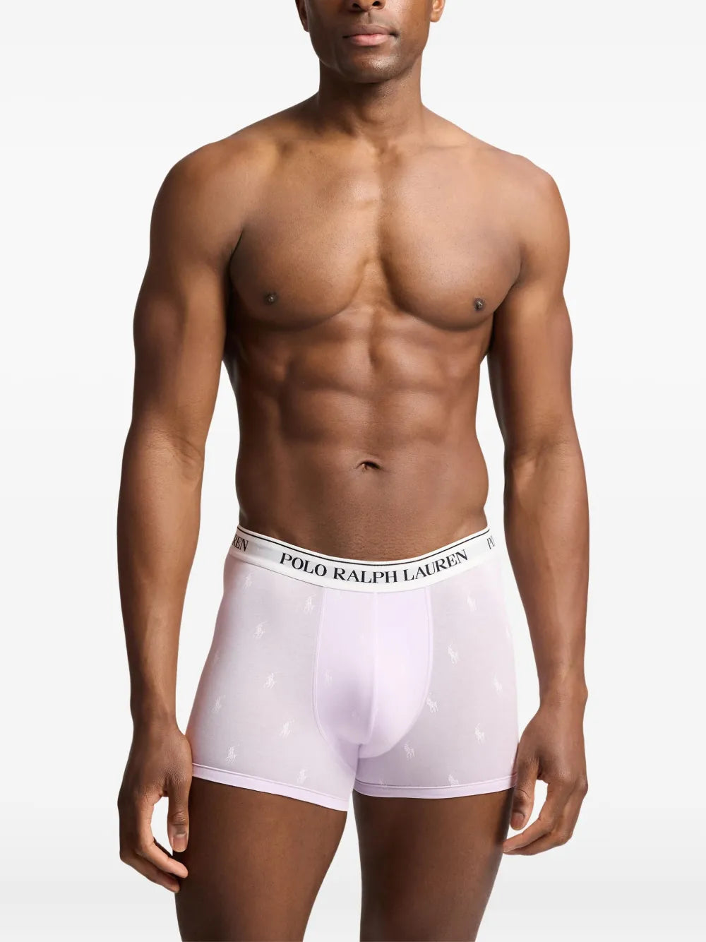 boxers com cós com logotipo (pacote com três)