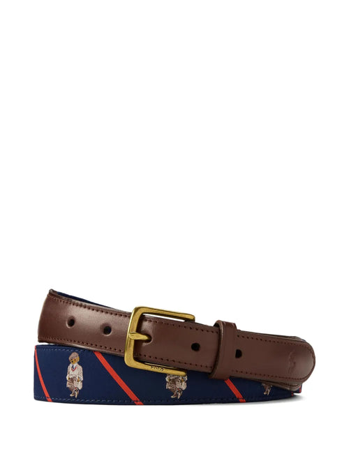 Cinto listrado com fita Polo Bear