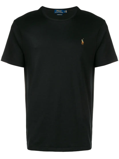 camiseta bordada com logotipo
