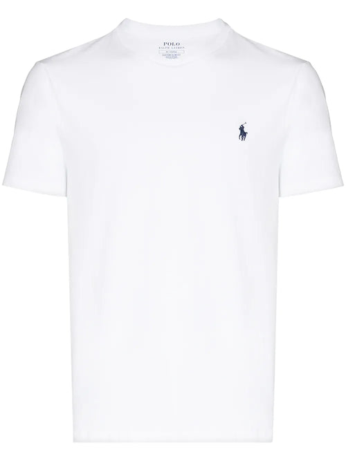 camiseta com logotipo bordado