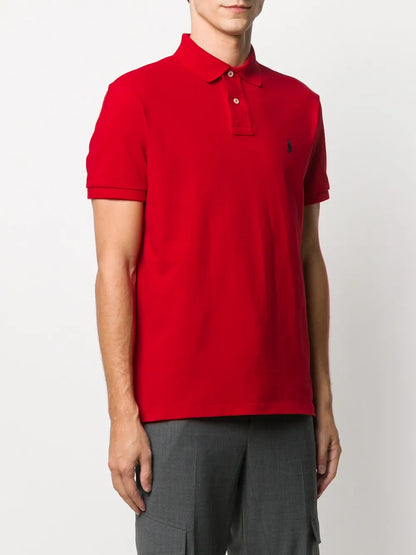camisa polo bordada com logotipo