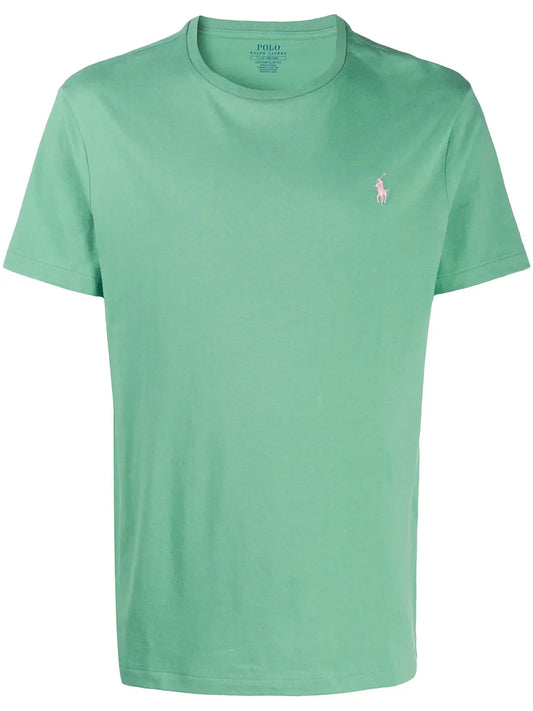 camiseta de algodão lisa