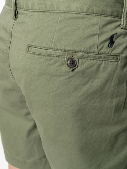 shorts chino de perna reta