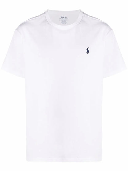 camiseta com logotipo bordado