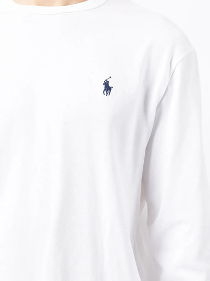 Camiseta de algodão bordada Polo Pony