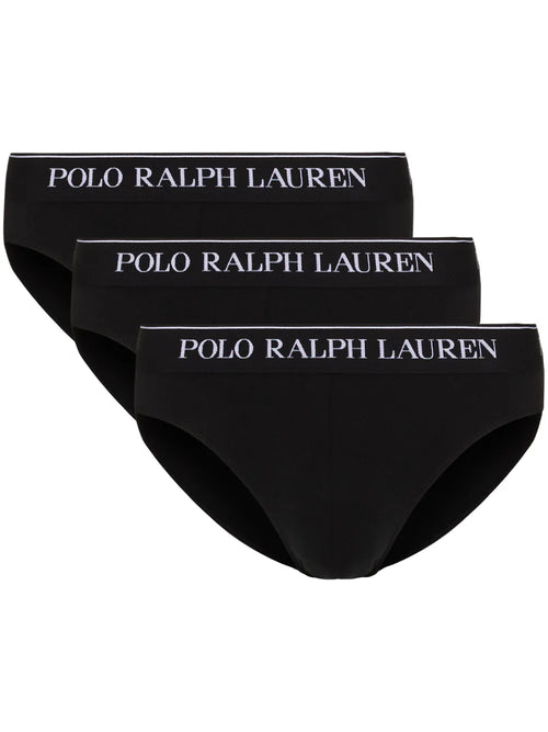 pacote com 3 cuecas com cós com logotipo