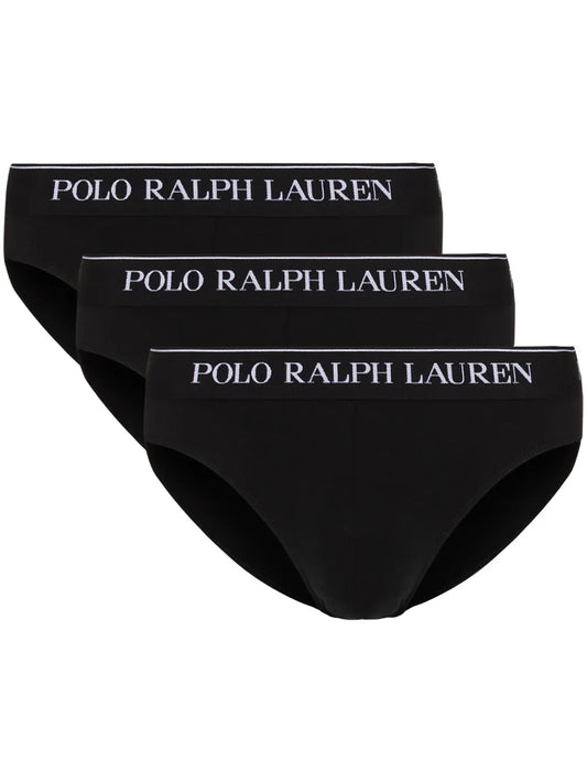 pacote com 3 cuecas com cós com logotipo