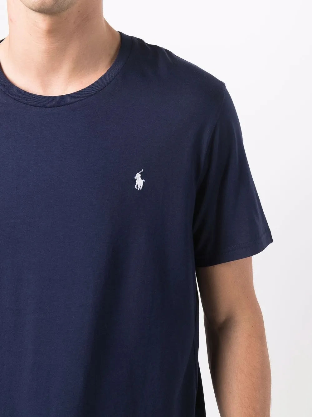 Camiseta de algodão bordada Polo Pony