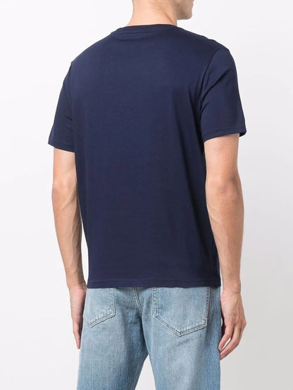 Camiseta de algodão bordada Polo Pony