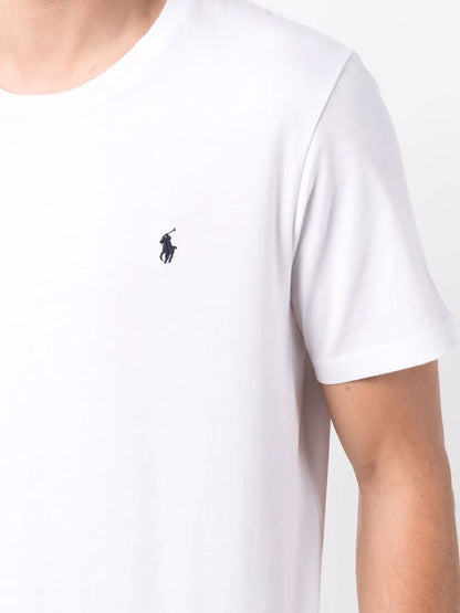 Camiseta de algodão bordada Polo Pony