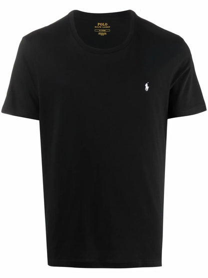 Camiseta de algodão bordada Polo Pony