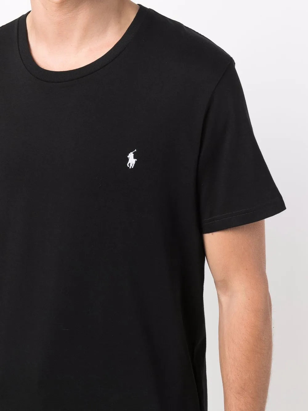 Camiseta de algodão bordada Polo Pony