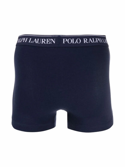 cuecas boxer com cós de logotipo