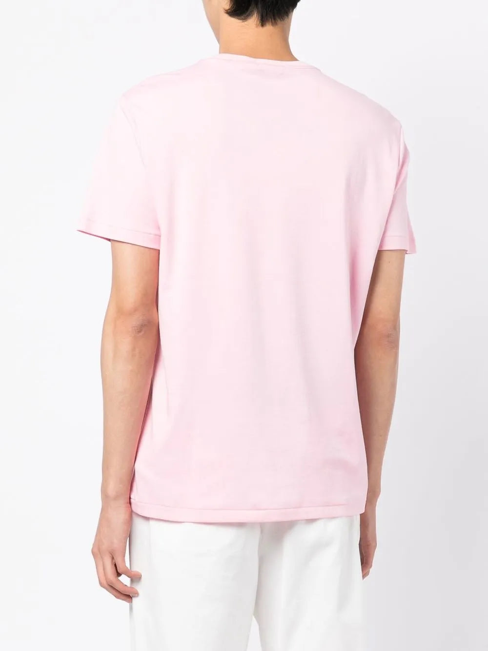 camiseta de manga curta com estampa de logotipo