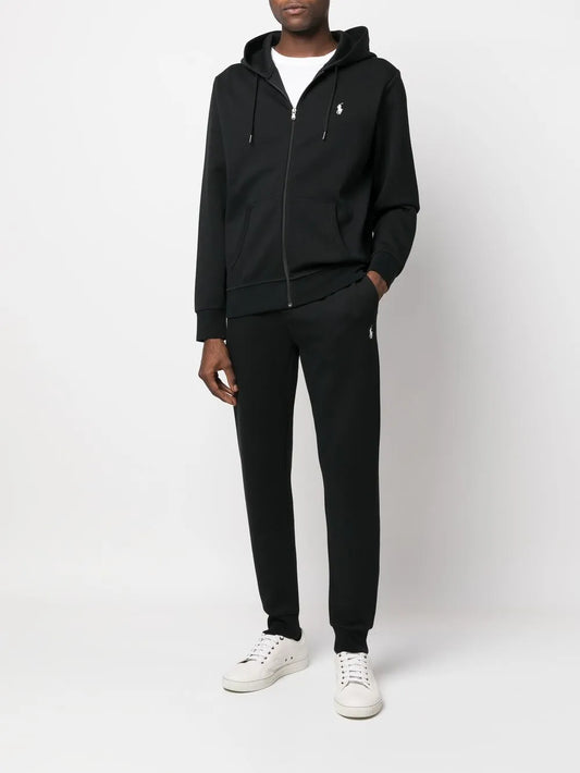 embroidered-logo track pants