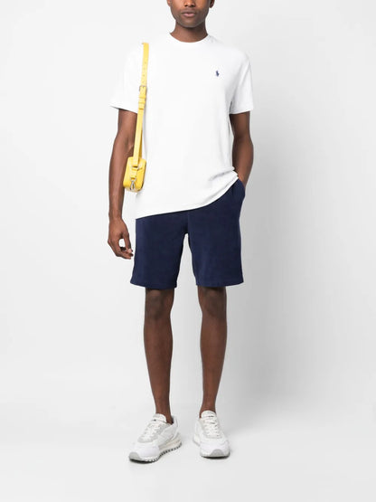 Shorts Terry com cordão na cintura