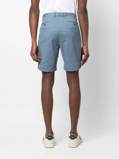shorts chino de algodão elástico