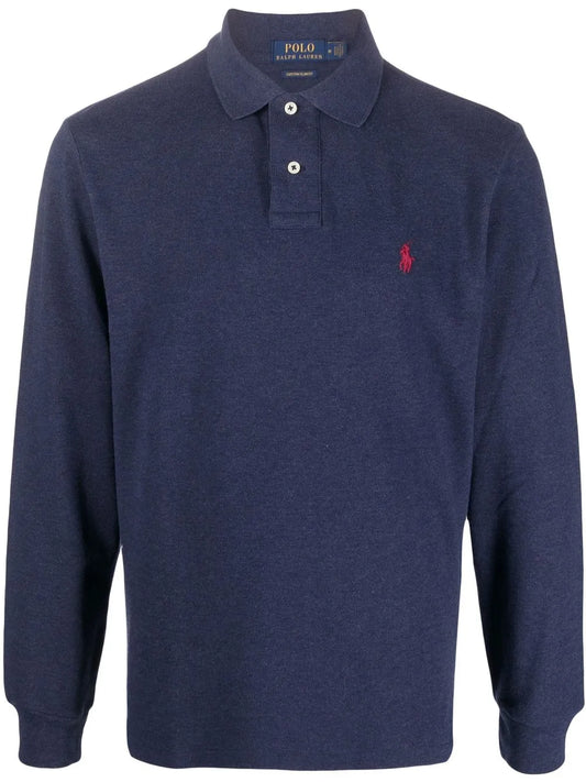 Camisa polo de manga comprida Polo Pony