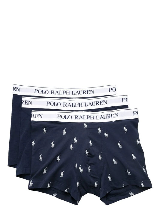 conjunto boxer com estampa de logotipo