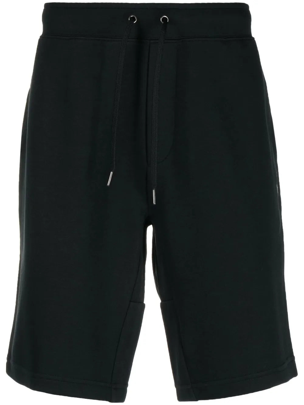 shorts esportivos com bordado de logotipo