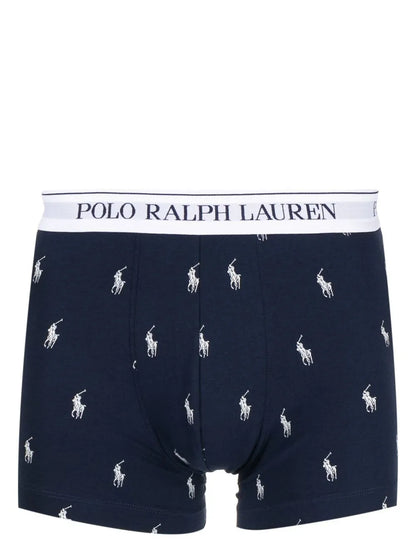 Cuecas estampadas com motivo de pônei
