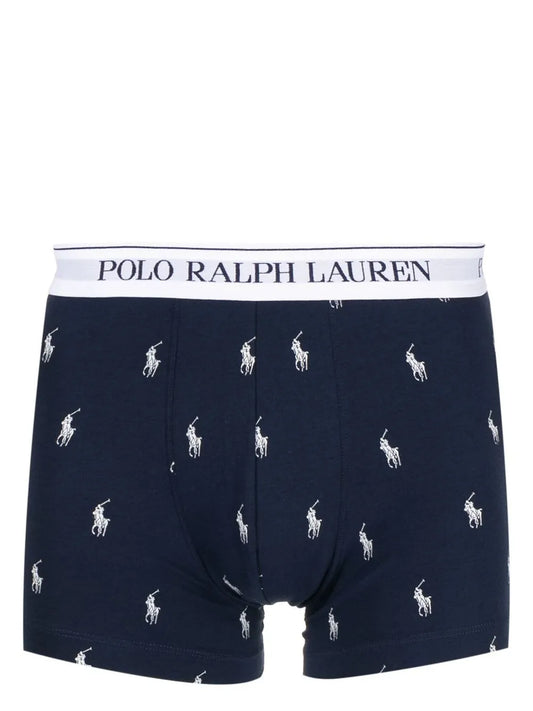 Cuecas estampadas com motivo de pônei