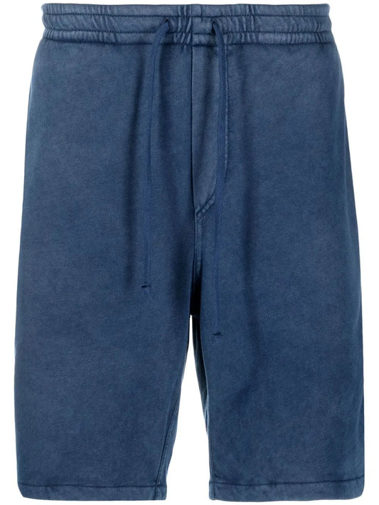 shorts de corrida de algodão com cordão
