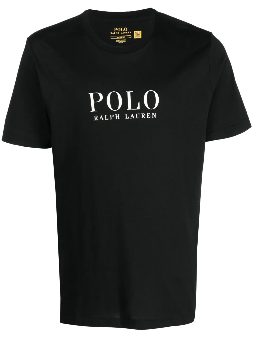 camiseta de algodão com estampa de logotipo