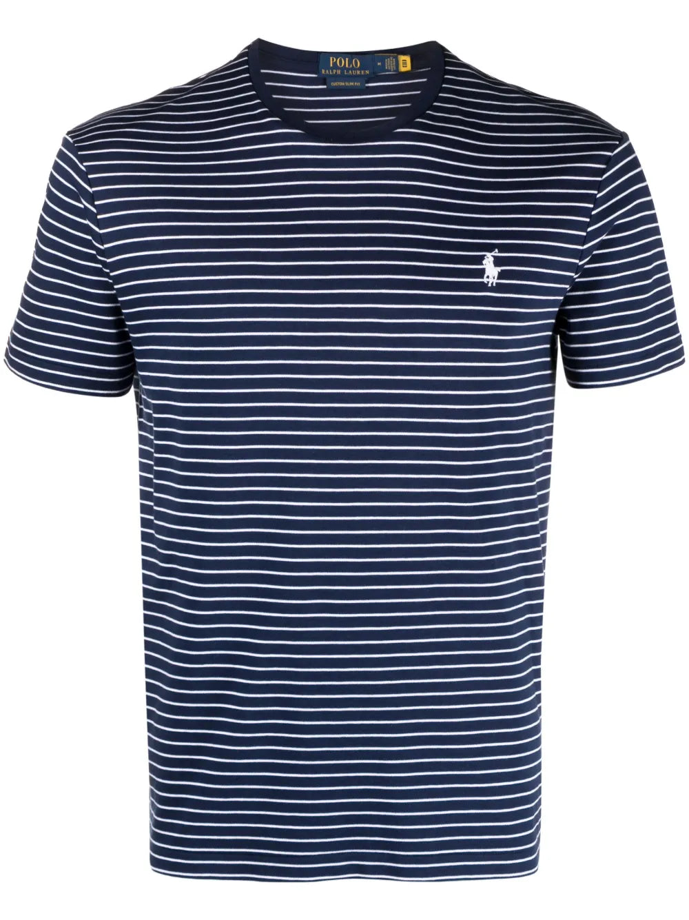 camiseta listrada de algodão