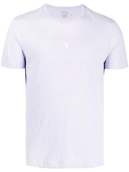 Camiseta de algodão bordada Polo Pony