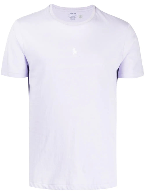 Camiseta de algodão bordada Polo Pony